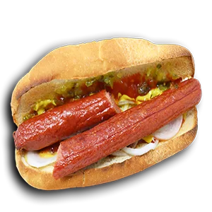 Foot Long Hot Dog