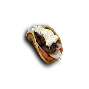 Hilltop gyro on pita
