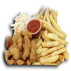Popcorn Shrimp Platter