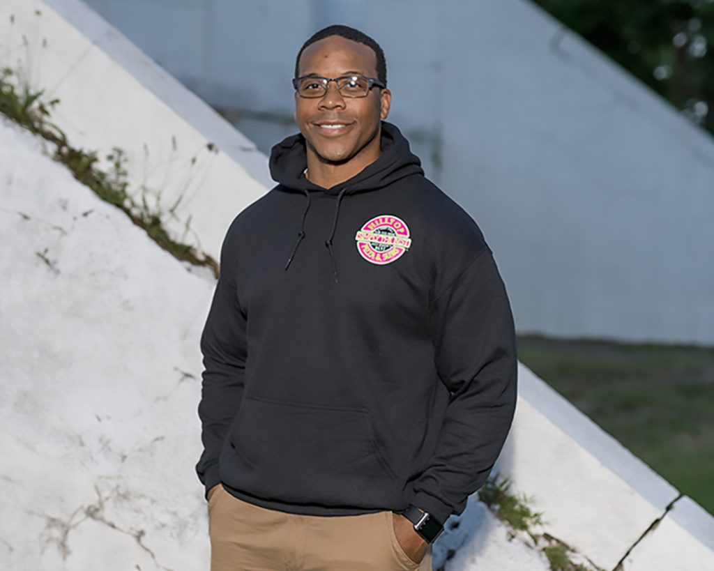 Black Hilltop logo hoodie
